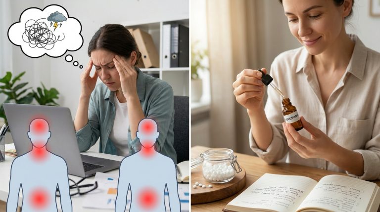 Dlaczego przewlekły stres wywołuje objawy fizyczne i jak pomaga homeopatia klasyczna?