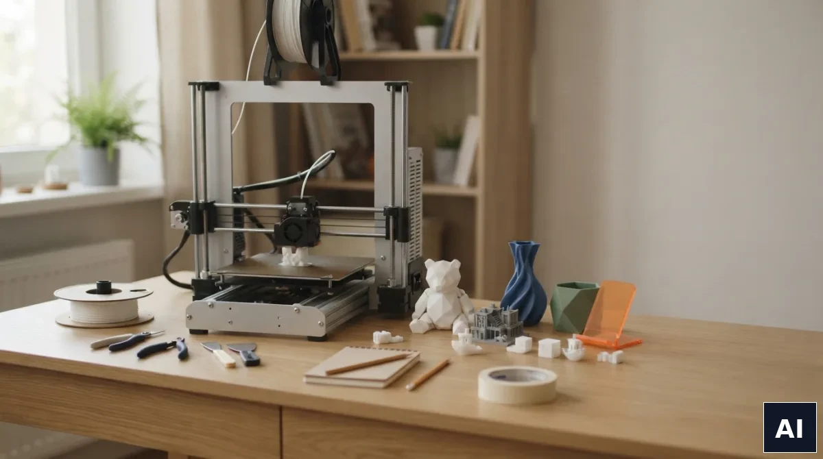 Eksperymentowanie z różnymi projektami na nowej drukarce 3D